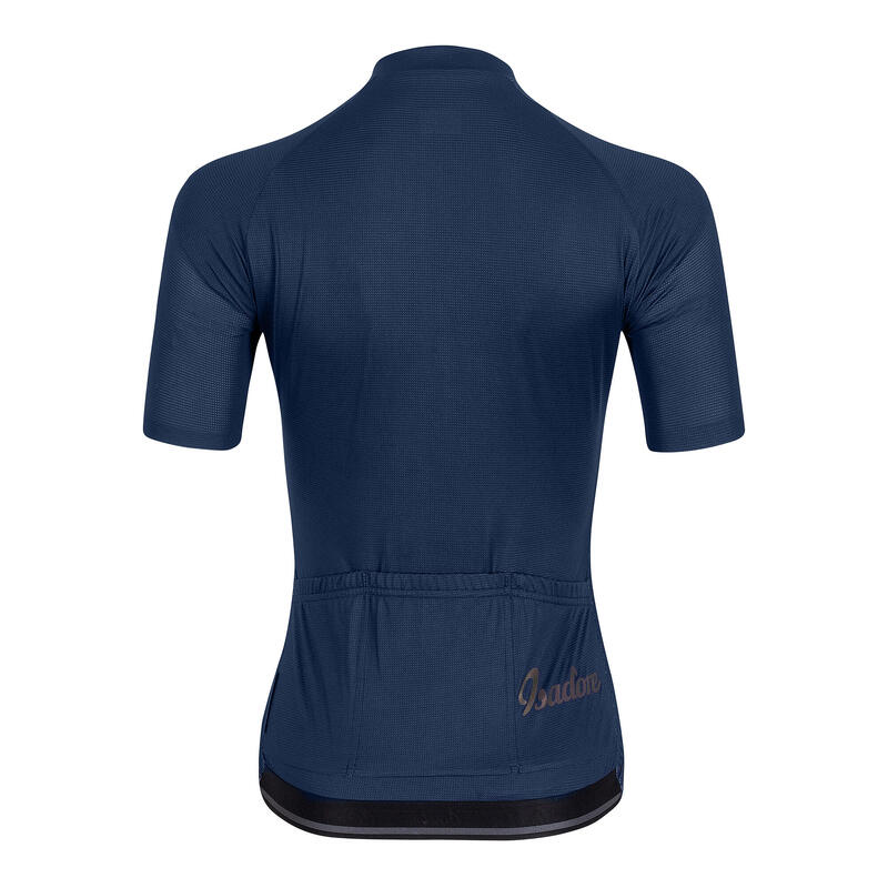 Maillot à manches courtes de cyclisme pour femmes Alternative Bleu Indigo