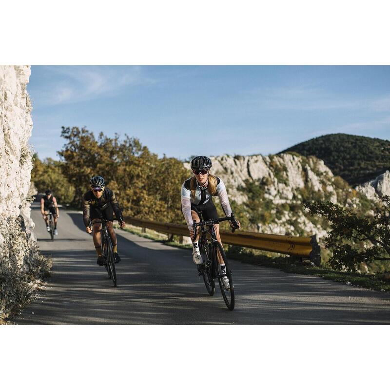 Veste de cyclisme pour femmes Imperméable Signature Noir