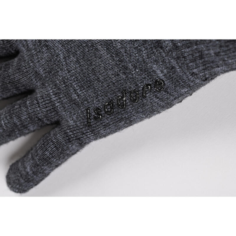 Gants de cyclisme unisexe Merino Noir