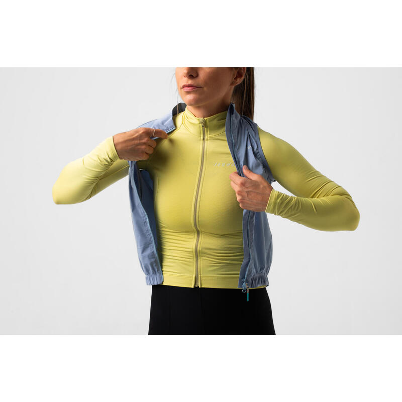 Gilet de cyclisme pour femmes Coupe-vent Debut Nuit