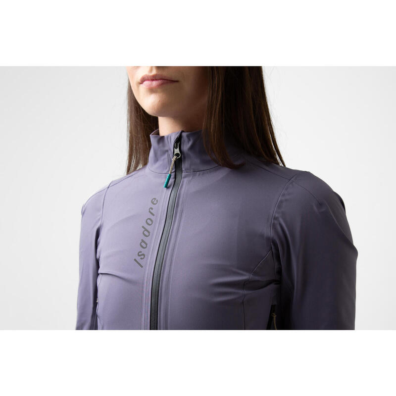 Giacca da ciclismo da donna Hardshell Inverno Signature Uva Polverosa