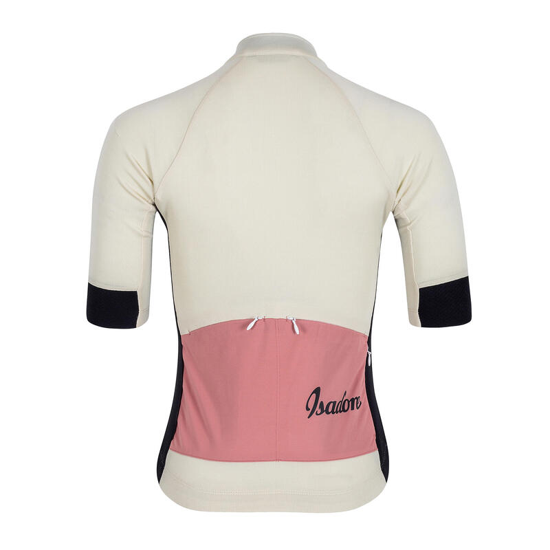 Dames wieler Shirt met korte mouwen Gravel Pergament