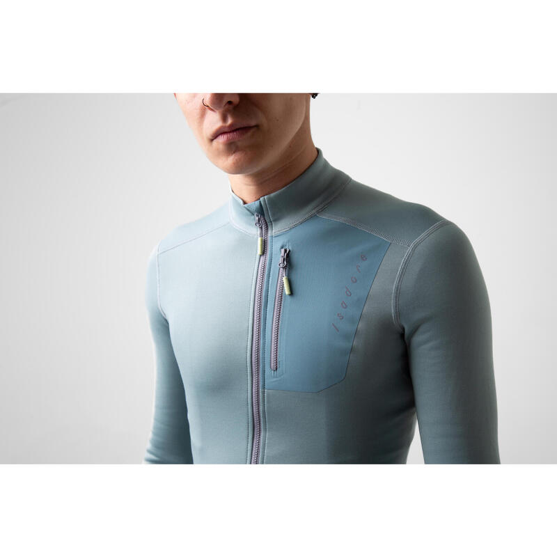 Maglia a manica lunga da ciclismo da uomo Pile Ecologico Alternative Ardesia