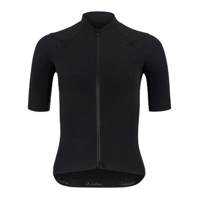 Maglia a manica corta da ciclismo da donna Aerodinamico Echelon 1.0 Nero
