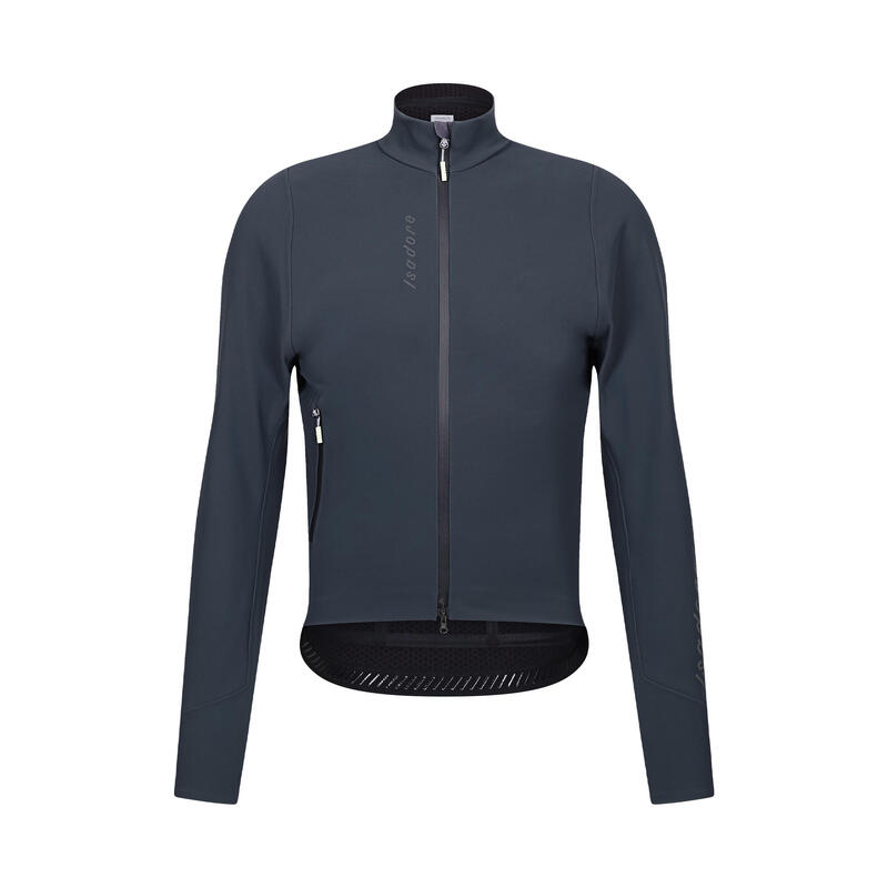 Giacca da ciclismo da uomo Softshell Inverno Profondo Signature Ebano