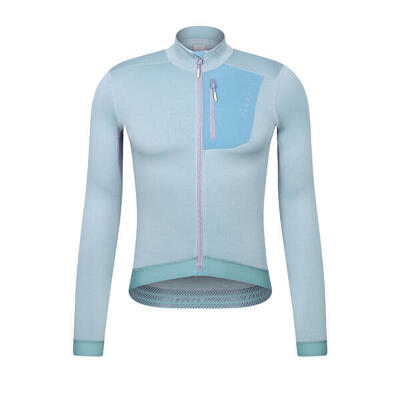 Heren wieler shirt met lange mouwen eco fleece alternative leisteen