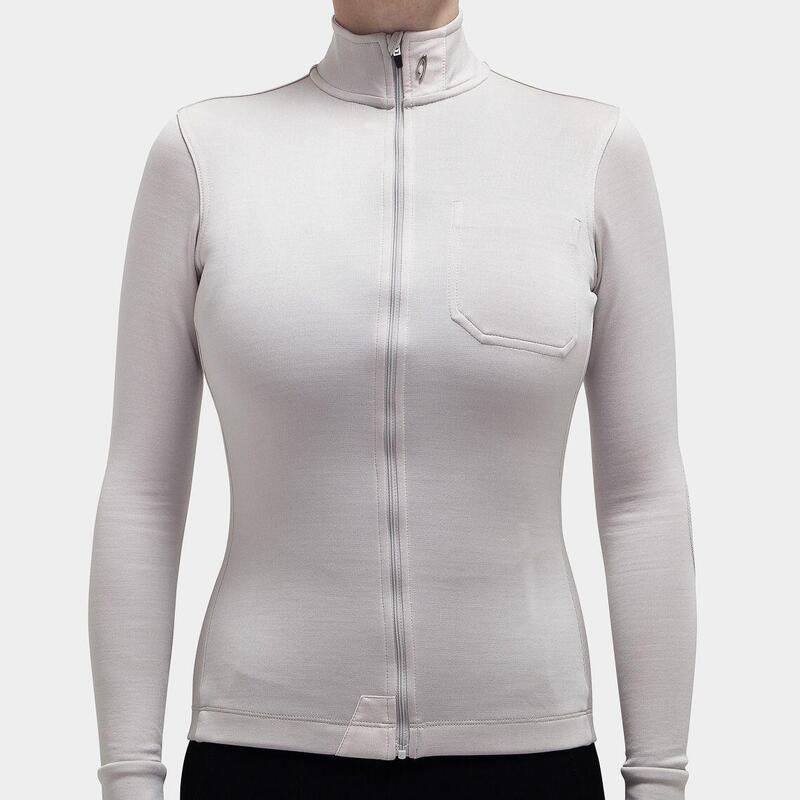 Dames wieler Shirt met lange mouwen Signature Zilver Grijs