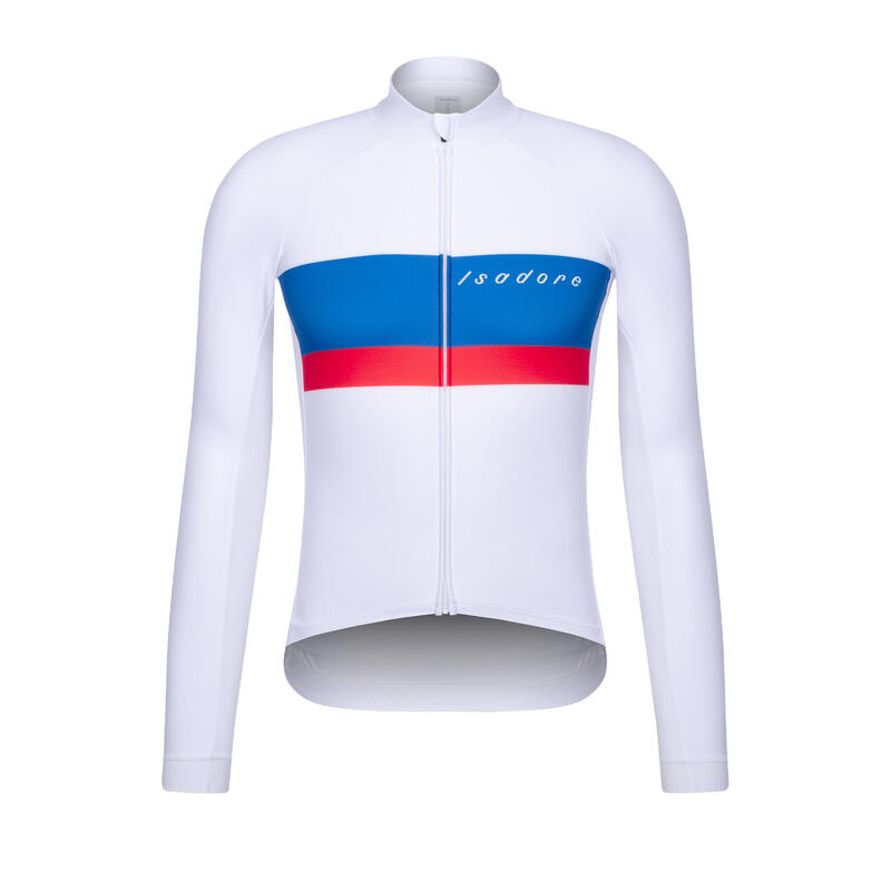 Herren Rad Langarmtrikot Czech Republic Gravel World Champinoship Weiß