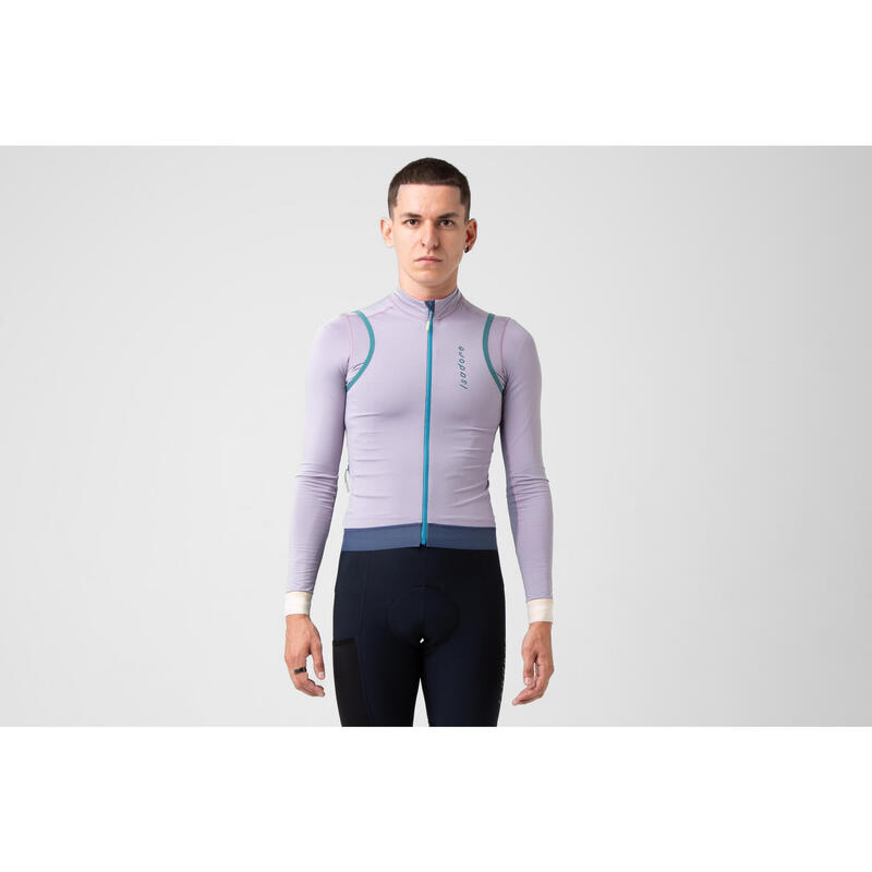 Gilet da ciclismo da uomo Leggero Alternative Grigio Lavanda