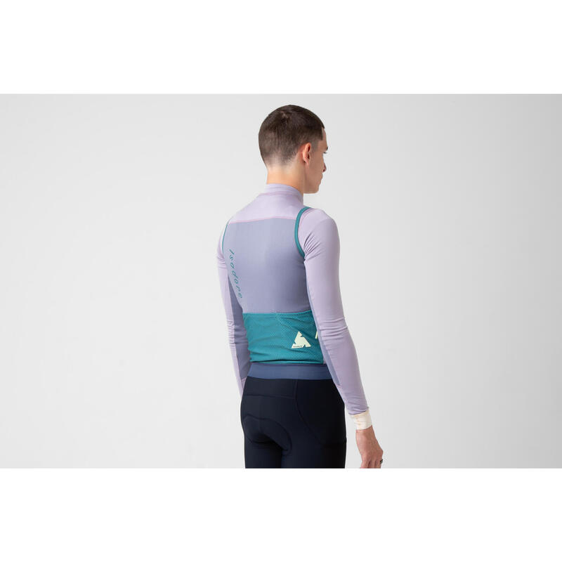 Gilet da ciclismo da uomo Leggero Alternative Grigio Lavanda