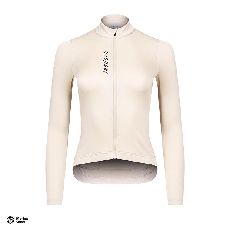 Maillot à manches longues de cyclisme pour femmes Thermique Signature Pélican