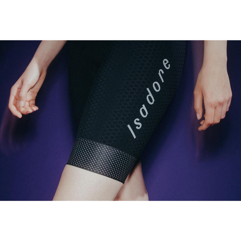 Dames wieler Bibshorts Aerodynamisch Echelon Zwart