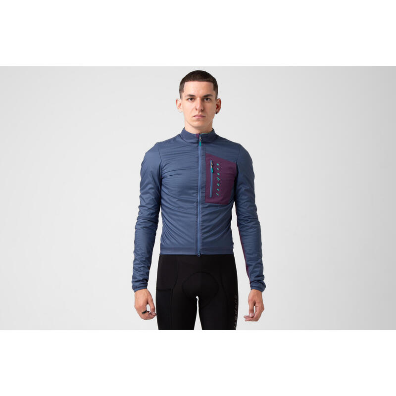 Giacca da ciclismo da uomo Isolato Alternative Blu Indaco