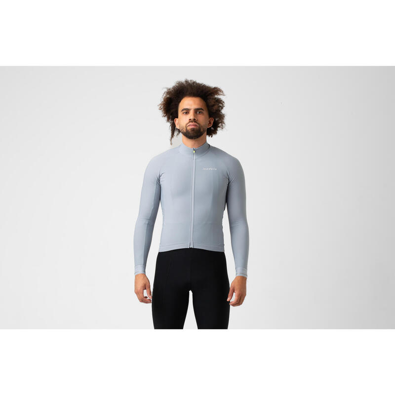 Maglia a manica lunga da ciclismo da uomo Inverno Debut Grigio Pietra