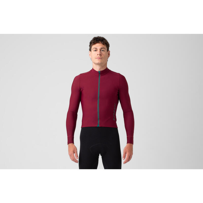 Herren Rad Langarmtrikot Thermisch Echelon Zinfandel