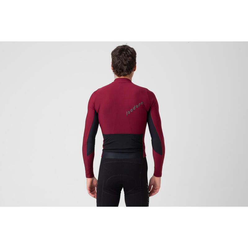 Maillot à manches longues de cyclisme pour hommes Thermique Echelon Zinfandel