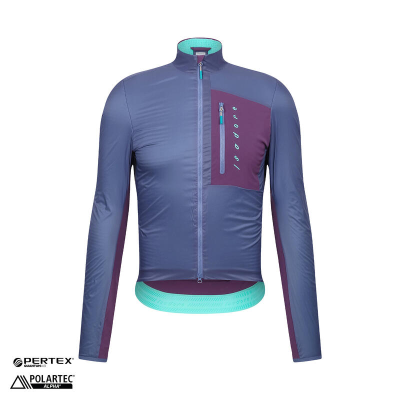 Veste de cyclisme pour hommes Isolé Alternative Indigo Bleu