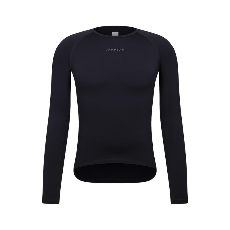 Maglia intima a maniche lunghe da ciclismo da uomo Thermal Nero