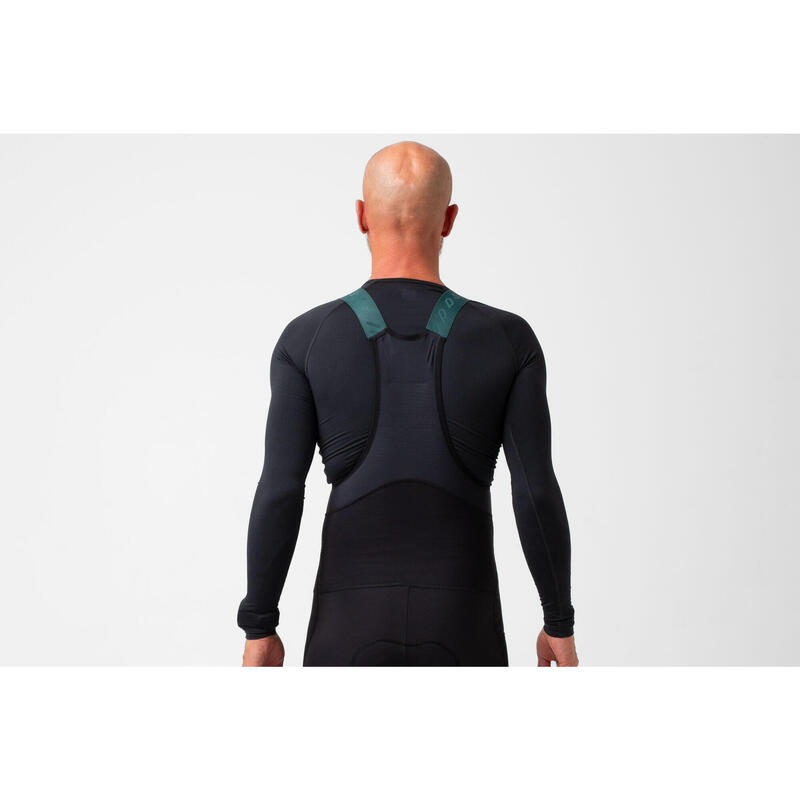 Maglia intima a maniche lunghe da ciclismo da uomo Thermal Nero