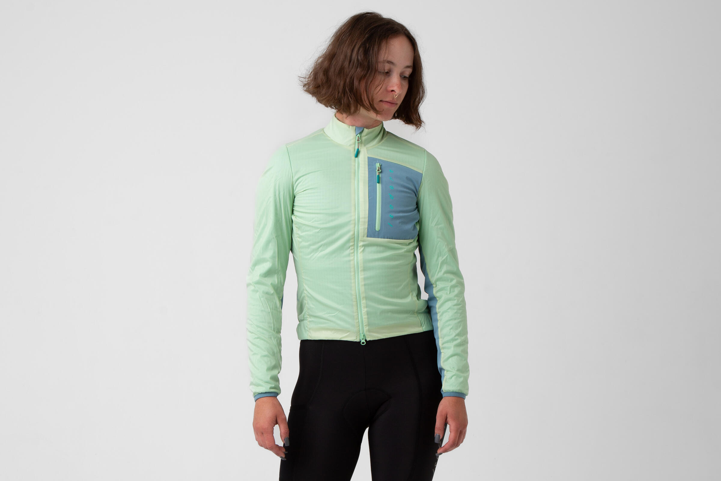 Giacca da ciclismo da donna Isolato Alternative Verde Acqua 6/6