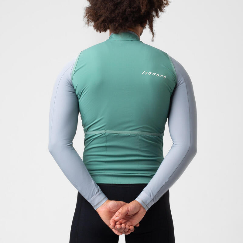 Gilet de cyclisme pour hommes Coupe-vent Debut Épicéa Givré