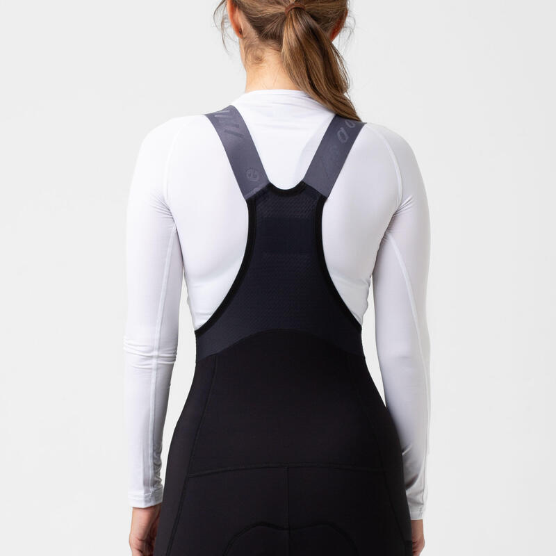 Maglia intima a maniche lunghe da ciclismo da donna Thermal Bianco