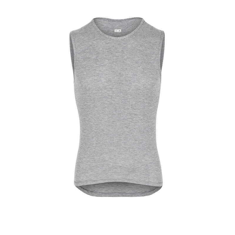 Heren wieler Mouwloze baselayer Urban Merino Gemêleerd Grijs