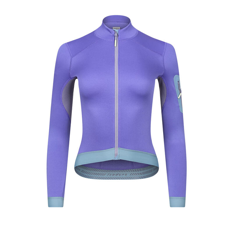 Maglia a manica lunga da ciclismo da donna Pile Ecologico Alternative Iris