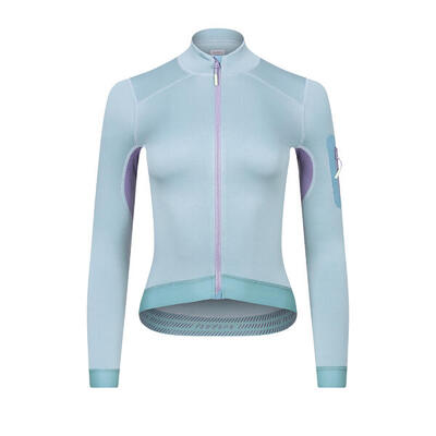 Dames wieler shirt met lange mouwen eco fleece alternative leisteen