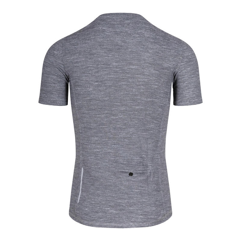 Herren Rad T-Shirt Urban Merino Grau