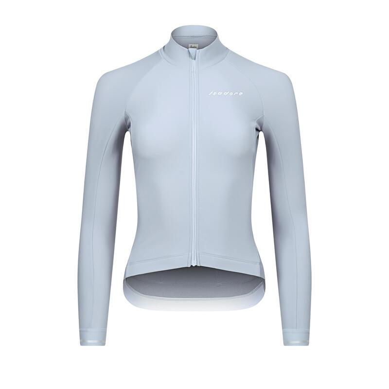 Maglia a manica lunga da ciclismo da donna Inverno Debut Grigio Pietra