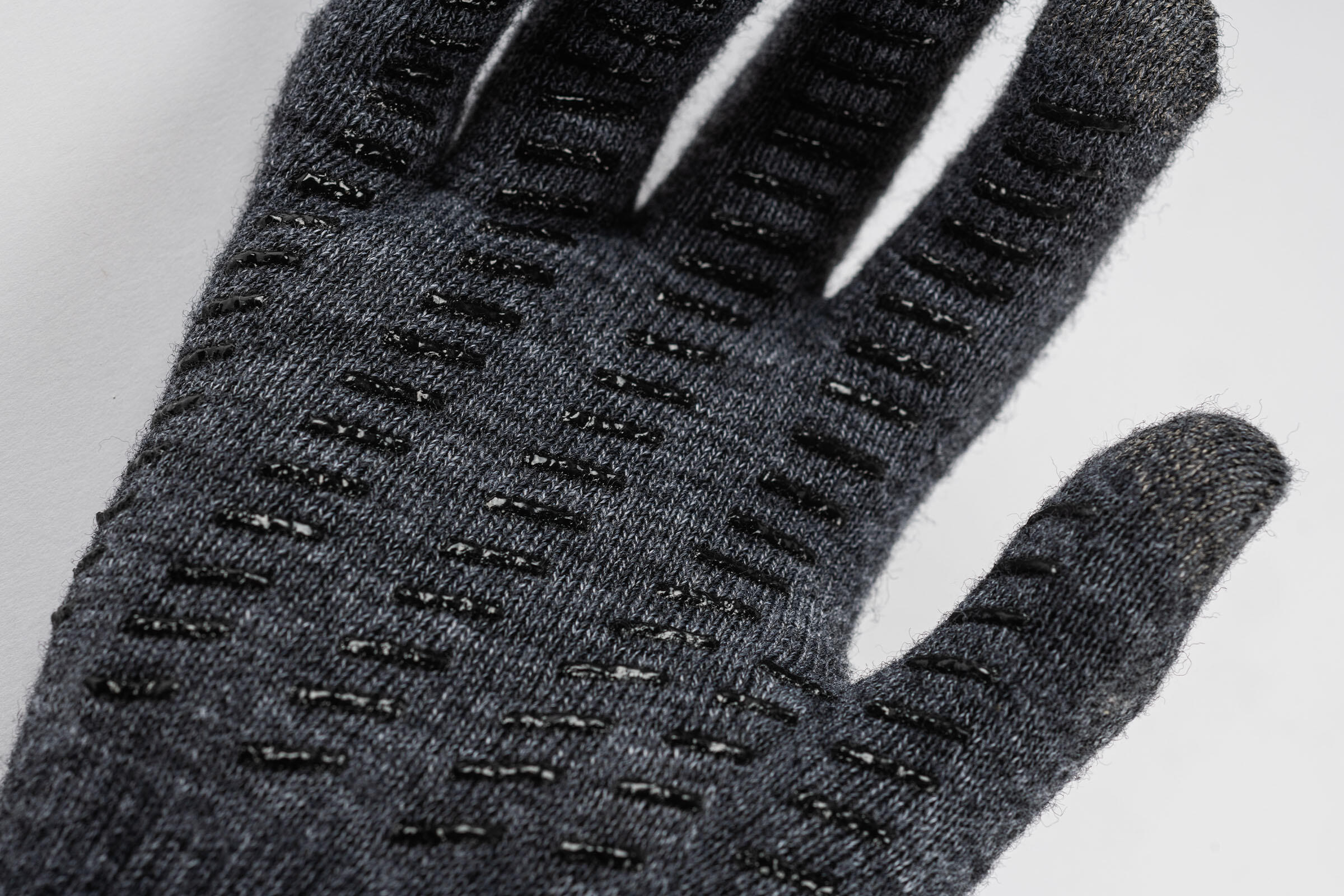 Gants de cyclisme unisexe Merino Noir 2/3