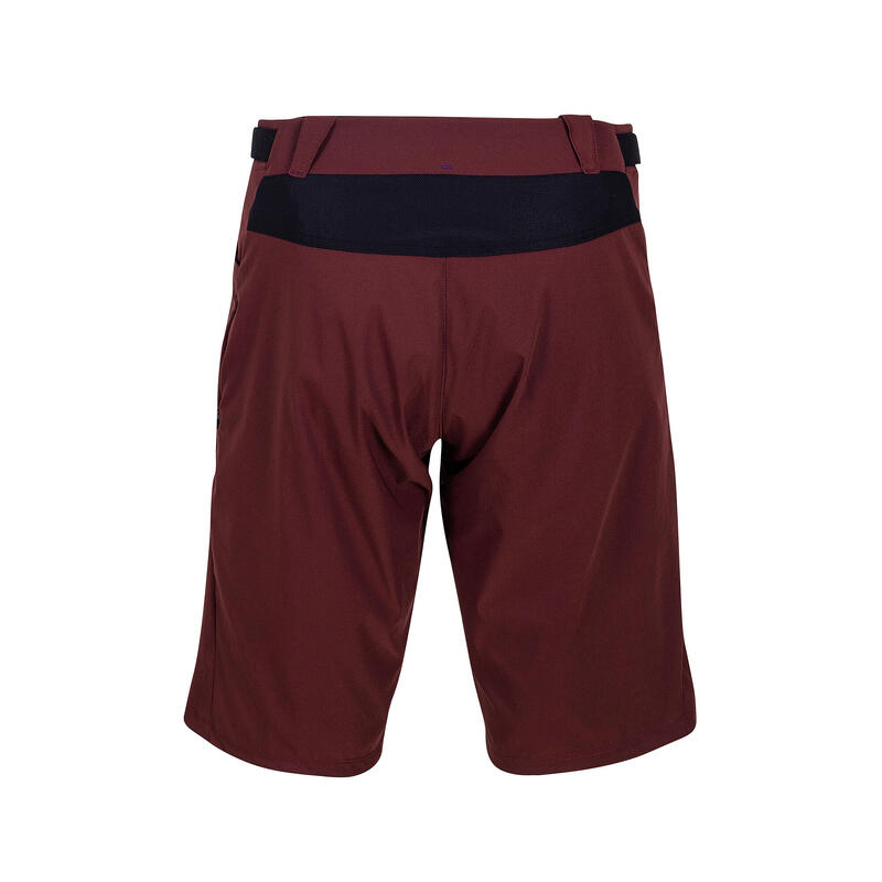 Pantaloncini da ciclismo da uomo Off Road Borgogna