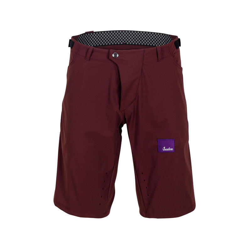 Pantaloncini da ciclismo da uomo Off Road Borgogna