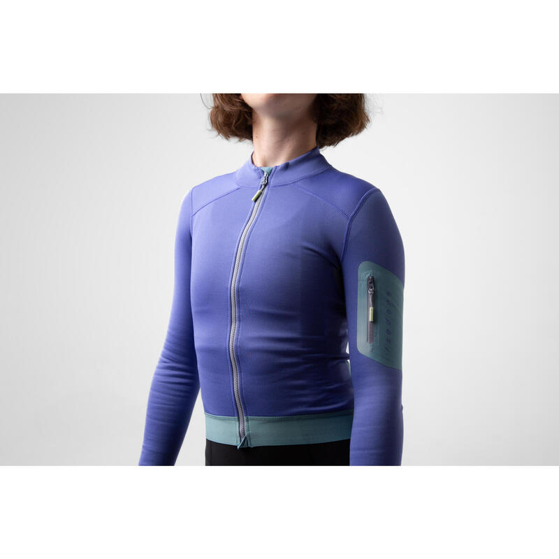 Maglia a manica lunga da ciclismo da donna Pile Ecologico Alternative Iris