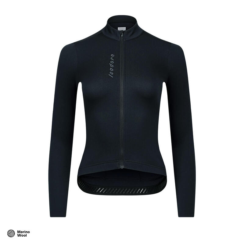 Maglia a manica lunga da ciclismo da donna Termico Signature Antracite