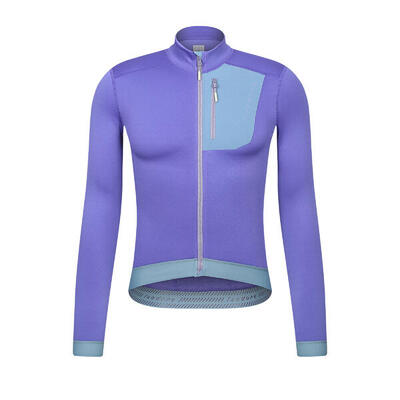 Heren wieler shirt met lange mouwen eco fleece alternative iris