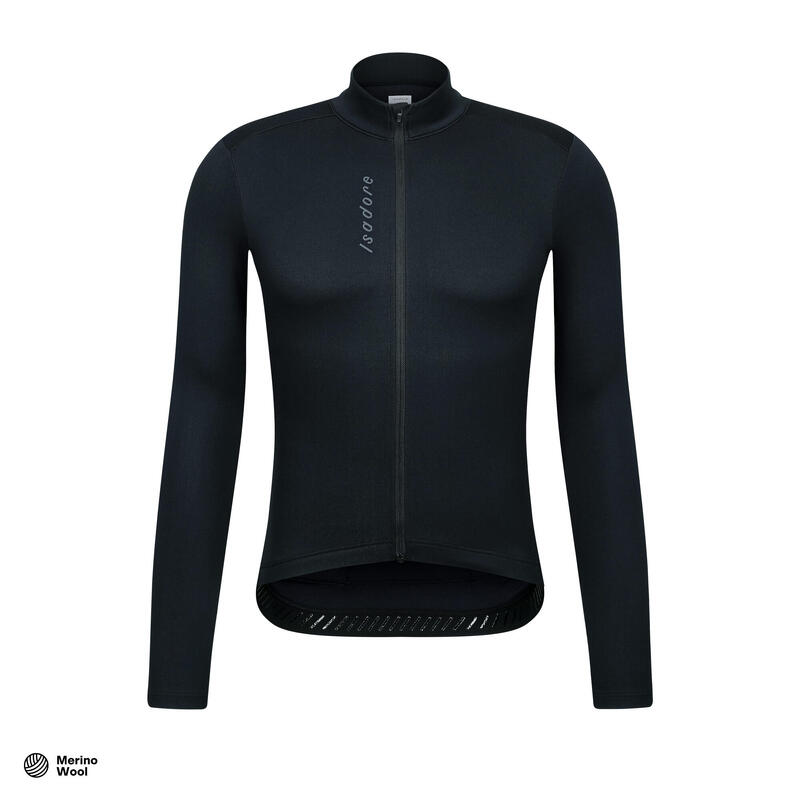 Maillot à manches longues de cyclisme pour hommes Thermique Signature Anthracite