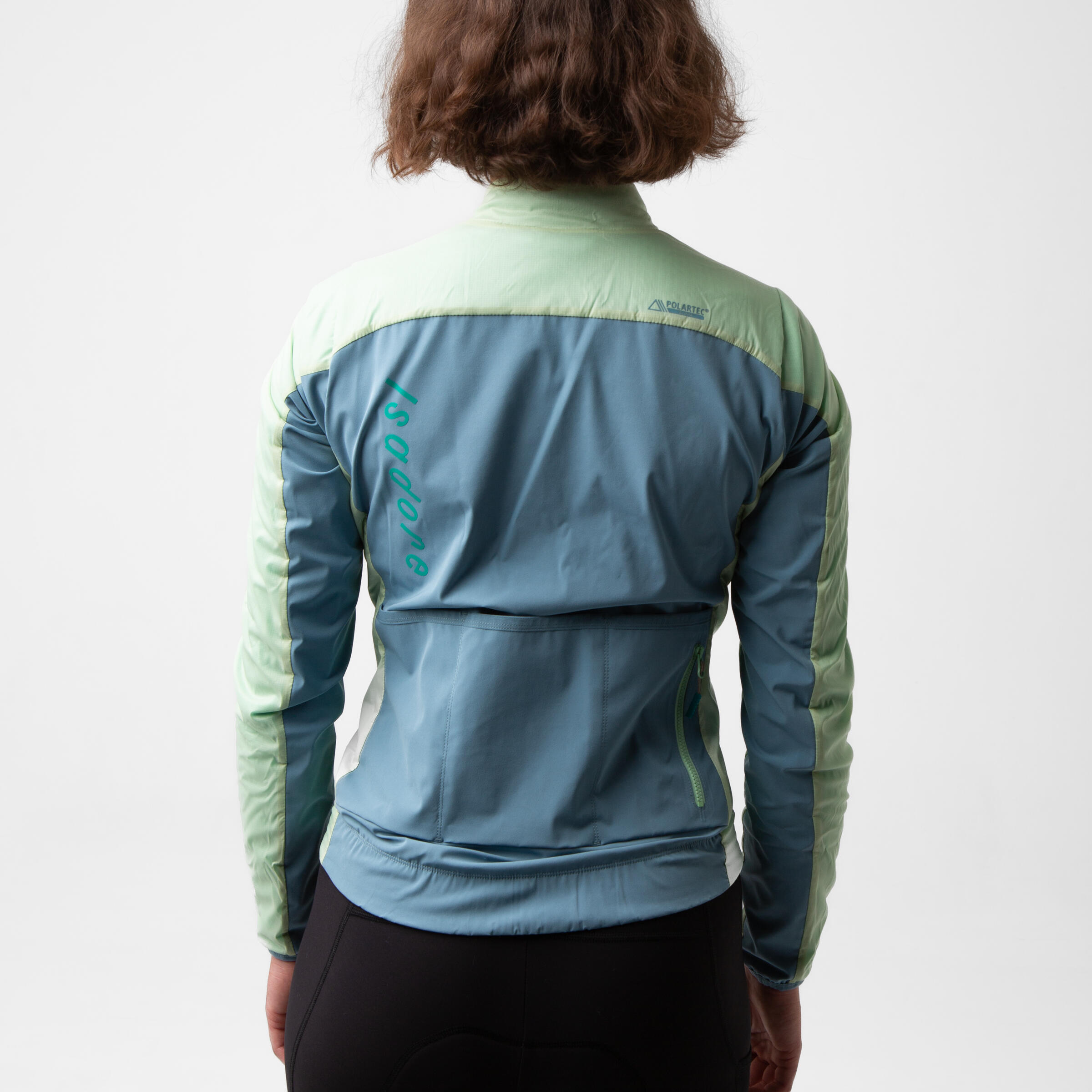 Giacca da ciclismo da donna Isolato Alternative Verde Acqua 2/6