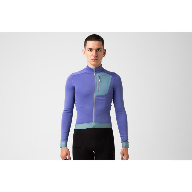 Maglia a manica lunga da ciclismo da uomo Pile Ecologico Alternative Iris