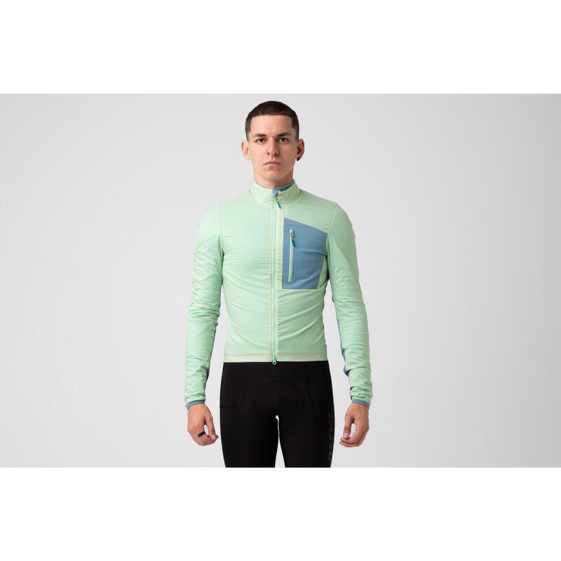 Giacca da ciclismo da uomo Isolato Alternative Verde Acqua