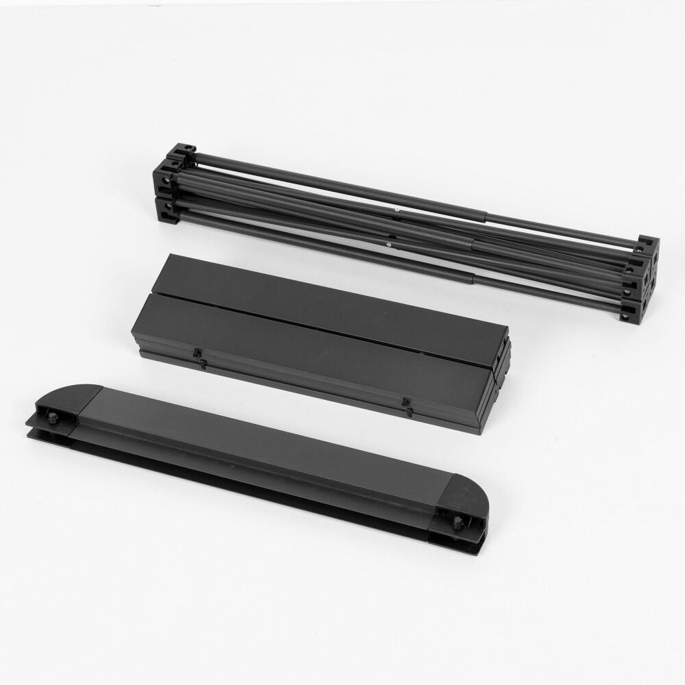 Table pliante de camping Aktive anti-renversement et amovible noire 2/7