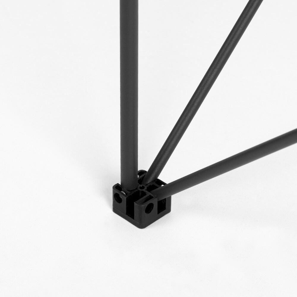 Table pliante de camping Aktive anti-renversement et amovible noire 6/7