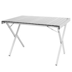 Table de camping pliante Aktive en aluminium, antidérapante et amovible