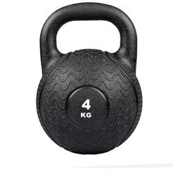 Kettlebell 4KG - indestructible - en caoutchouc