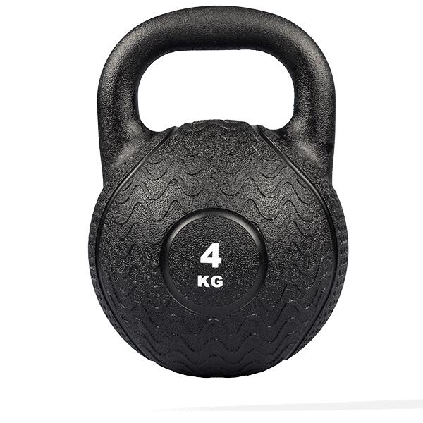 Kettlebell 4KG - indestructible - en caoutchouc