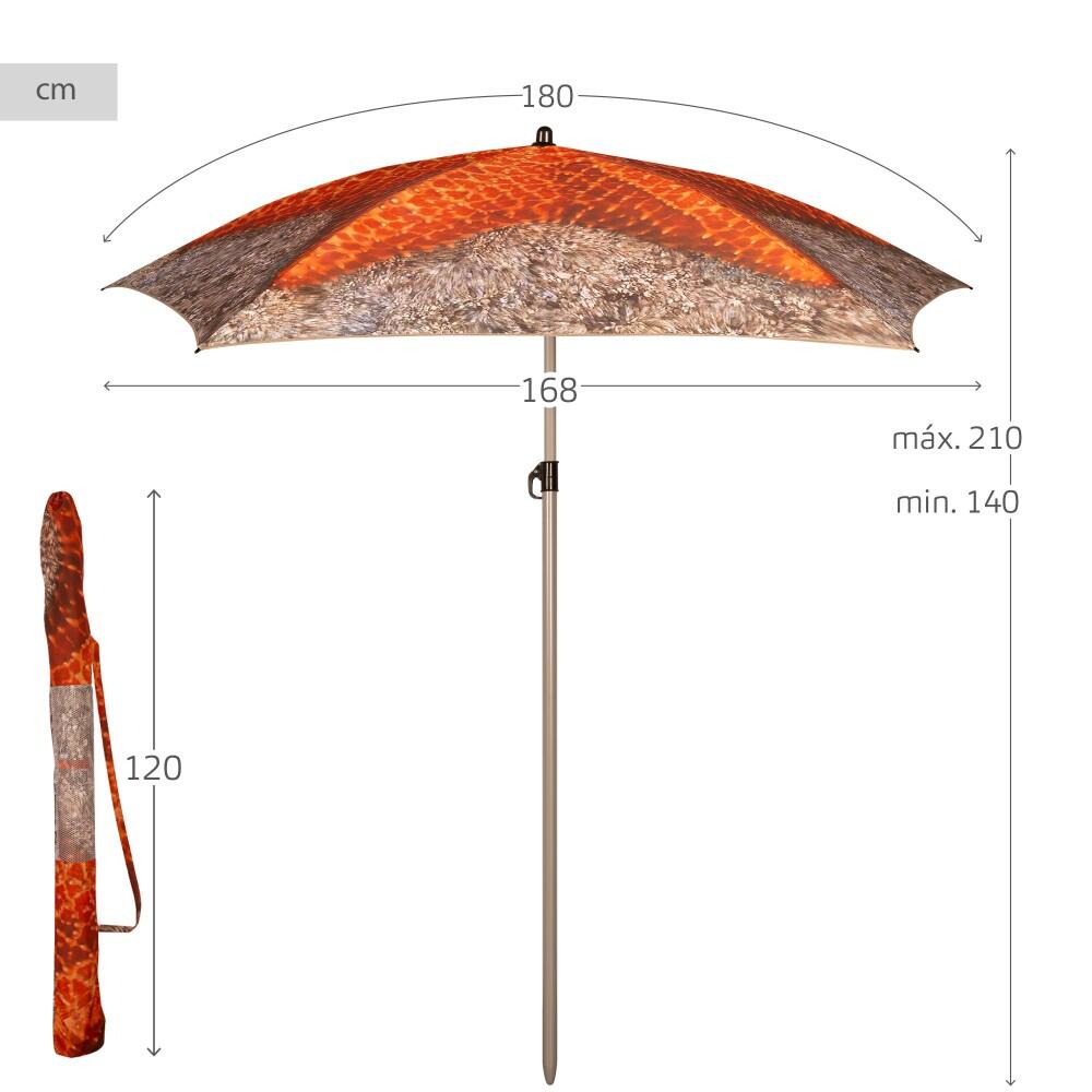 Parasol inclinable Aktive Starfish 180 cm UV40 4/7