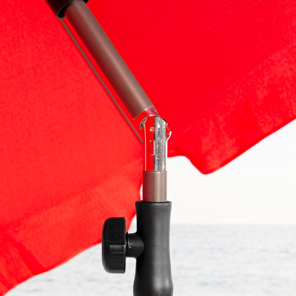 Aktive Grand parasol inclinable rouge 200 cm UV30 7/7