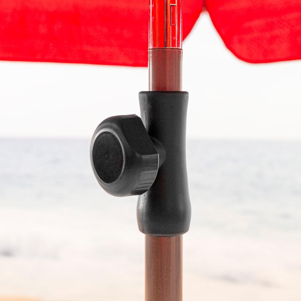 Aktive Grand parasol inclinable rouge 200 cm UV30 6/7