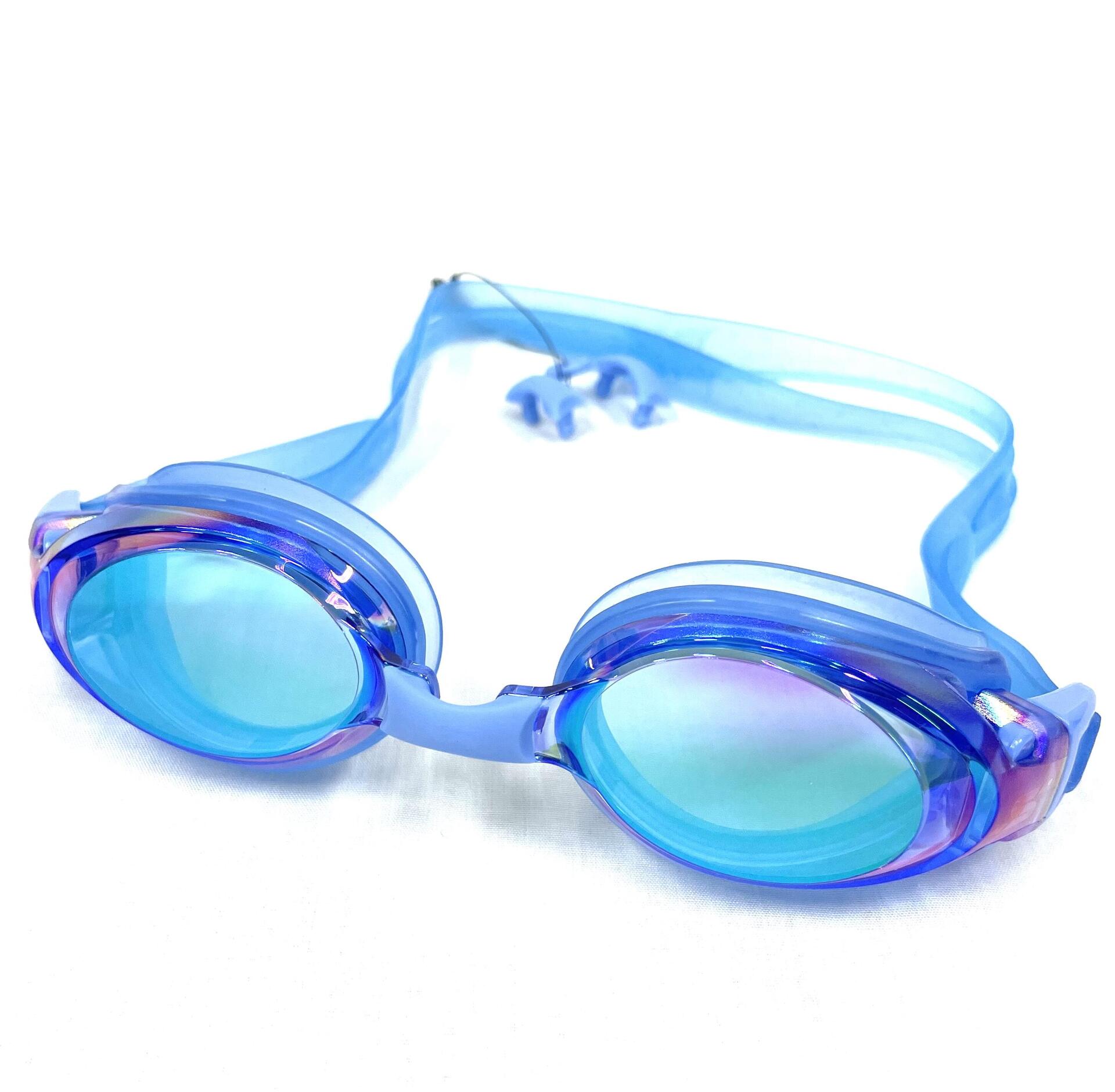 Adult Mirror Swimming Goggles Blue FO-X1M SMBL